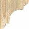 Ekena Millwork New Brighton Rough Sawn Corbel, Douglas Fir, 4"W x 6"D x 6"H COR04X06X06NEB00RDF - alternate 3